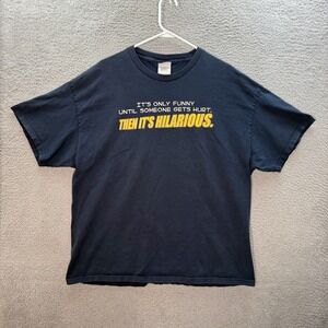 Vintage Tennessee River Shirt Adult 2XL XXL Blue Graphic Tee Grunge Skater Y2K